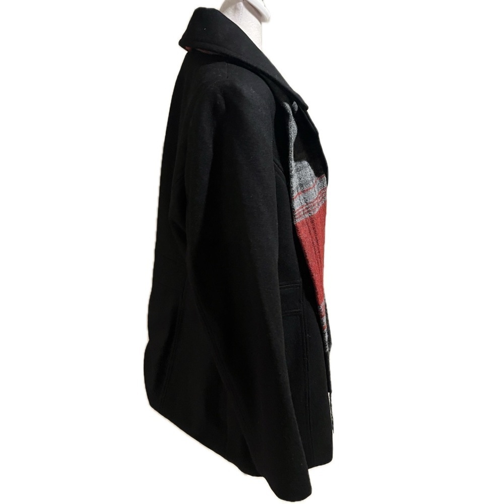 NWT London Fog Prescott Double-Breasted Wool Coat w/ Scarf | Size Medium - Picture 6 of 8